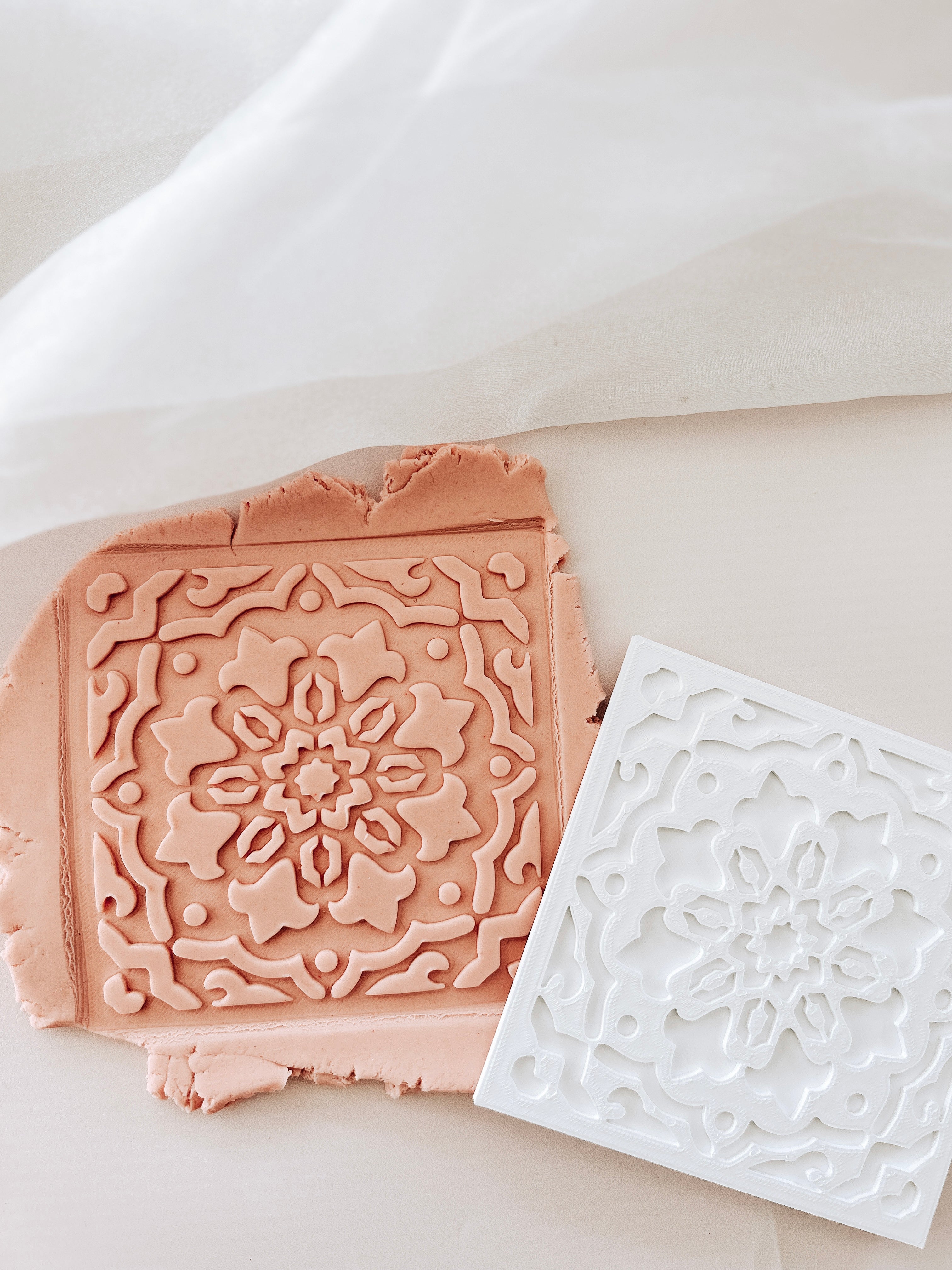 Positano tiles LARGE set of 4