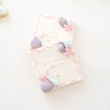 Square wavy border pop debosser