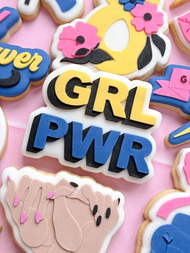 GRL PWR stamp and cutter