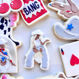 Queen B in Chaps Cowboy Carter Stamp and Cutter