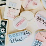 Petri Dish with “fertilised eggs” label stamp and cutter