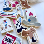 Detailed Ridding Saddle Cowboy Carter Stamp and Cutter