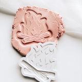 Cute campfire stamp and cutter