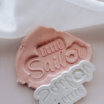 Little Sailor Shape Font with Life Bouy Debosser and Cutter