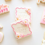 Square wavy border pop debosser