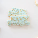 Personalised ___ bachelorette diaries stamp and cutter