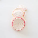 M&M WIFEY pizza stamp and cutter