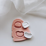 Mini burger & hot dog set of two stamp and cutter