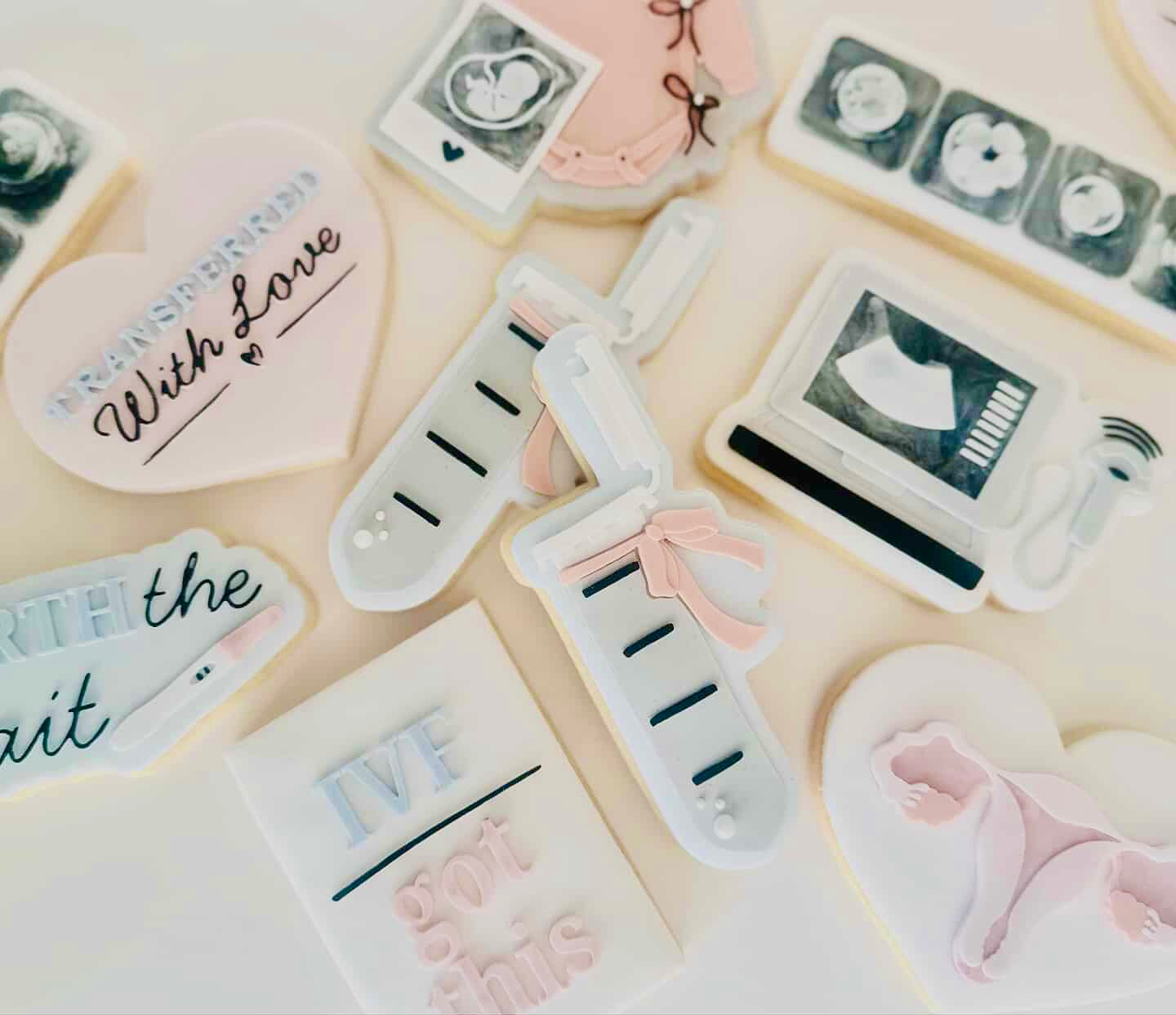 Test tube with bow stamp and cutter