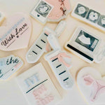 Test tube with bow stamp and cutter