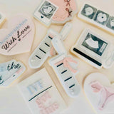 Test tube with bow stamp and cutter