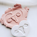 Ovaries in heart stamp and cutter