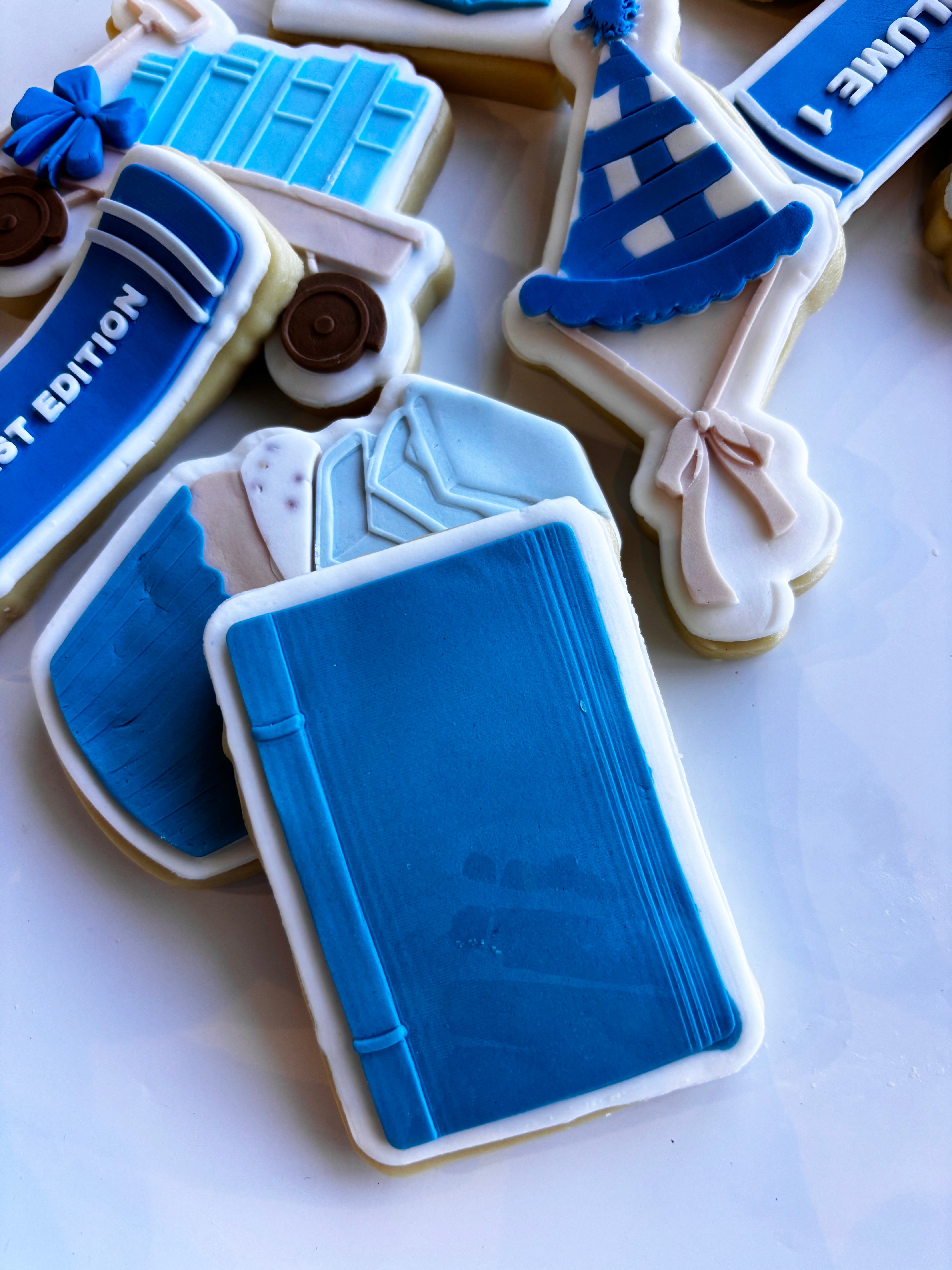 Simple book or journal cover stamp and cutter