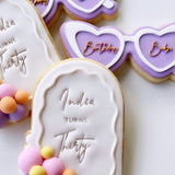 Border pop wavy arch with garland space stamp and cutter
