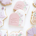 Floral double arch debosser and cutter