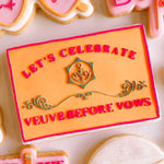 Let’s celebrate Veuve before vows debosser and cutter