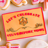 Let’s celebrate Veuve before vows debosser and cutter