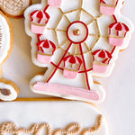 New Ferris wheel with vintage buckets debosser and cutter