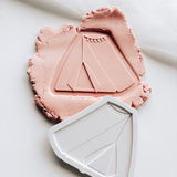 Simple tent with lights stamp and cutter