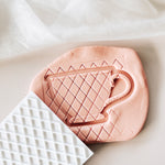 Checked diamond pattern plate Embosser and cutter