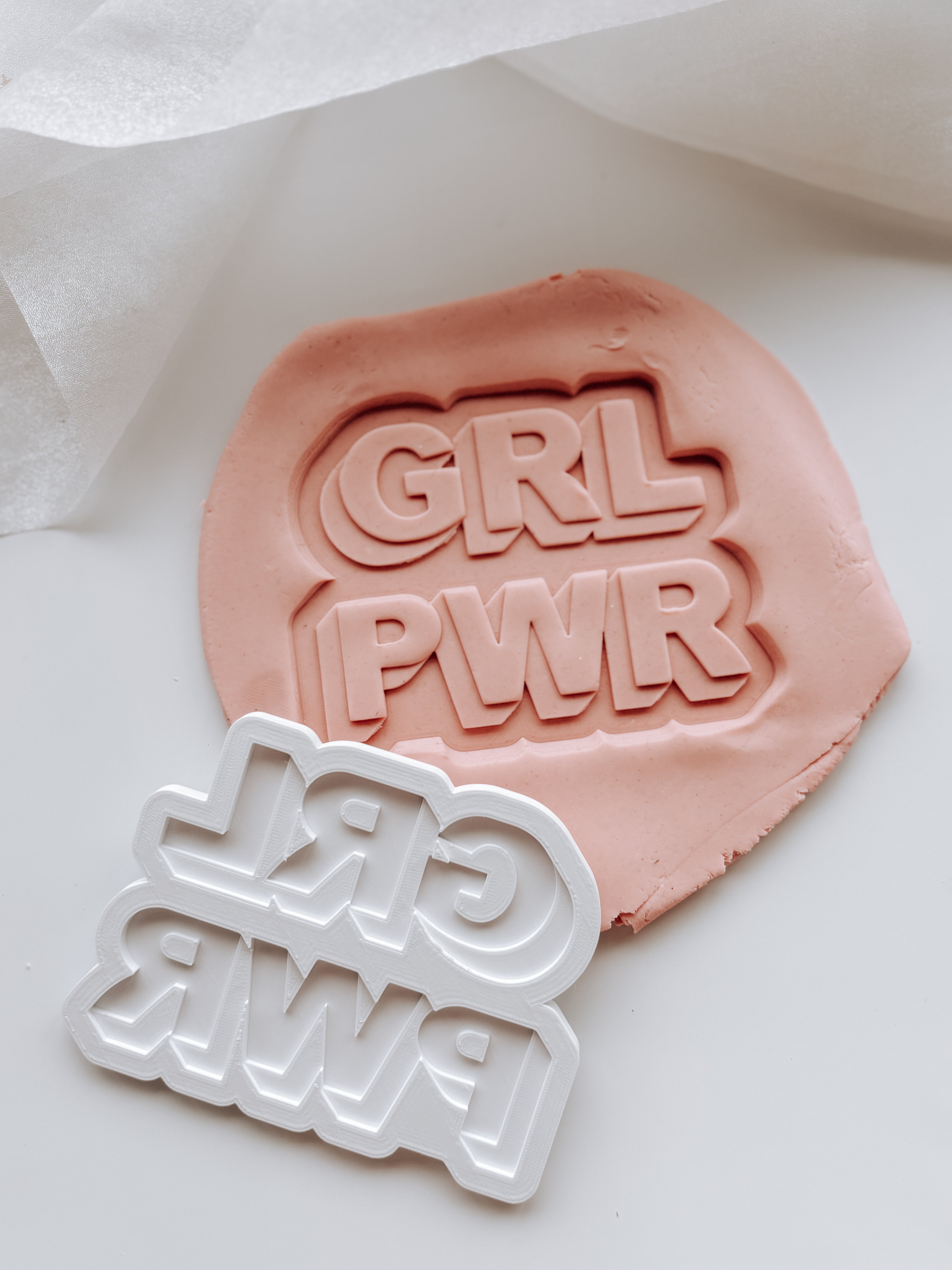 GRL PWR stamp and cutter