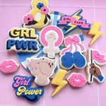 Girls boxing gloves with bow stamp and cutter