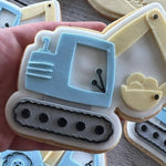 Construction digger debosser and cutter