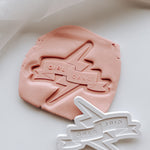 Girl gang in lightning bolt stamp and cutter