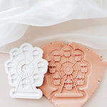 New Ferris wheel with vintage buckets debosser and cutter