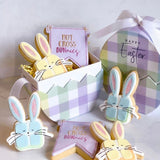 Hot Cross Bunnies Set of 2 stamps and cutters
