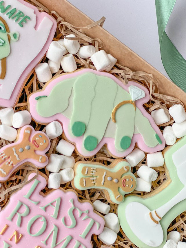 Female Ogre hand with engagement ring stamp and cutter