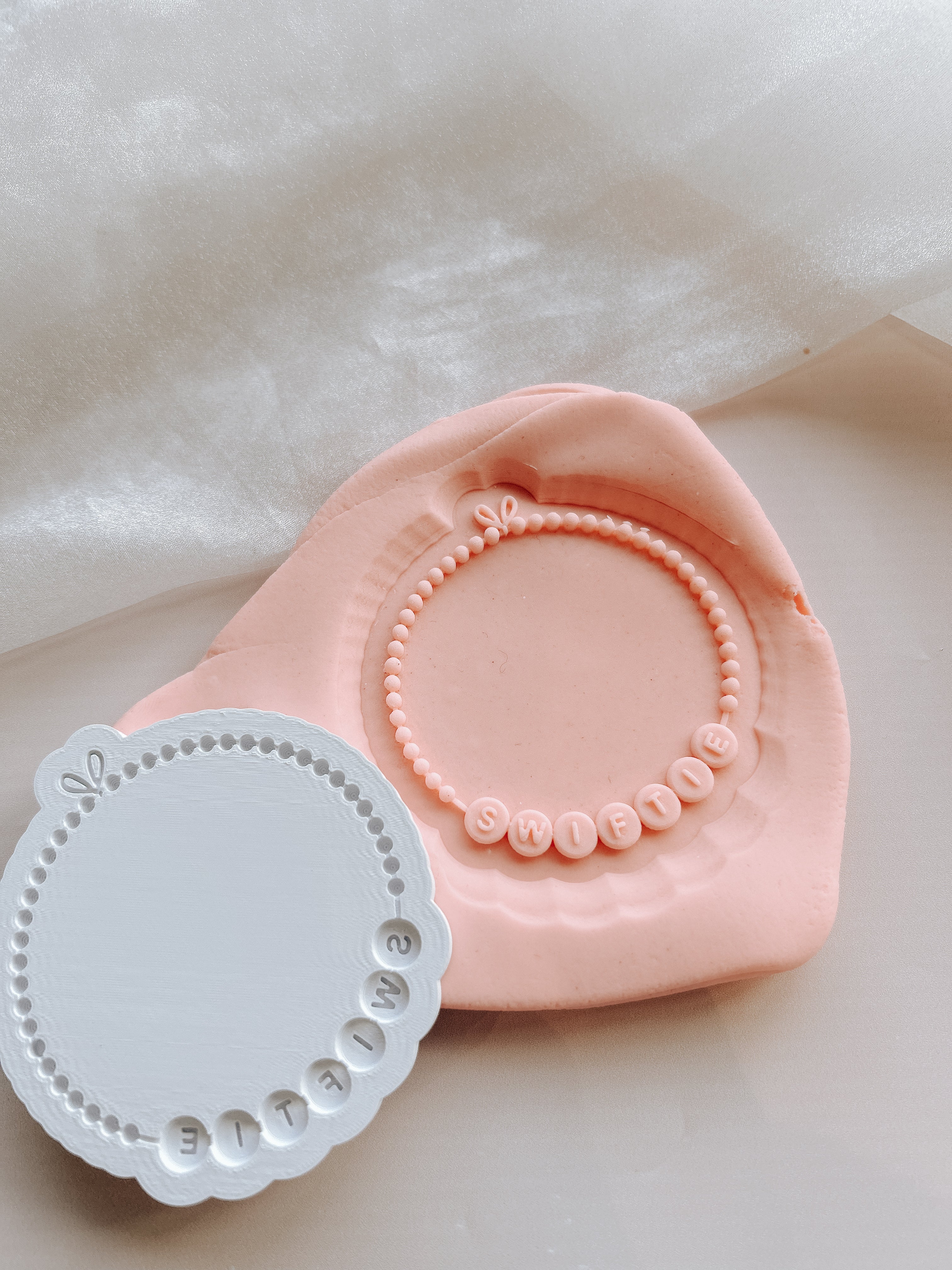 Swiftie beaded bracelet stamp and cutter