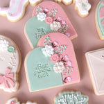 Floral double arch debosser and cutter