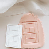 Tennis court stamp and cutter