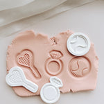 Tennis set of 3 minis stamps and cutters