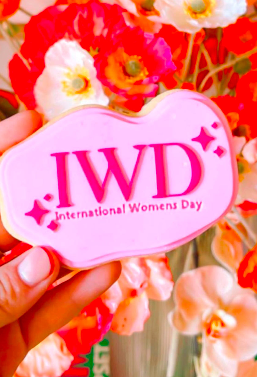 International Women’s Day stamp and cutter