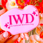 International Women’s Day stamp and cutter