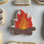 Cute campfire stamp and cutter