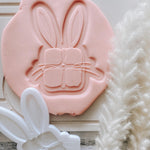 Hot Cross Bunnies Set of 2 stamps and cutters