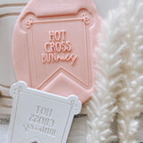 Hot Cross Bunnies Set of 2 stamps and cutters