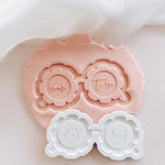Bride to be daisy frame sunglasses stamp and cutter