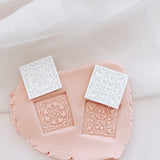 Mini tile set of 4 debosser set