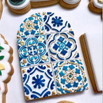 Mini tile set of 4 debosser set