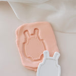 Simple sleeveless baby onesie stamp and cutter