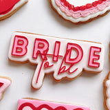 Neon sign NEW bride to be debosser and cutter