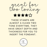 Positano tiles LARGE set of 4