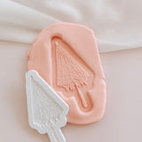 Parasol umbrella debosser and cutter