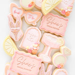 Wavy glass debosser and cutter with blank drink tag