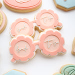 Bride to be daisy frame sunglasses stamp and cutter