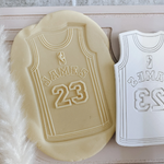 LeBron James Jersey 23 debosser and cutter